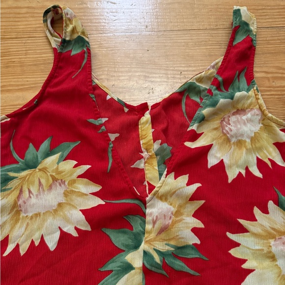 NWOT Show Me Your Mumu Red Floral Romper - Picture 4 of 5